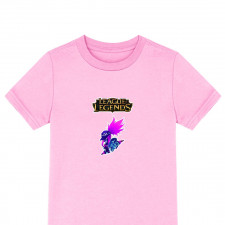 League of Legends Akali Tee Shirt T-Shirt Short Sleeve - Akali KDA Side Portrait Popart