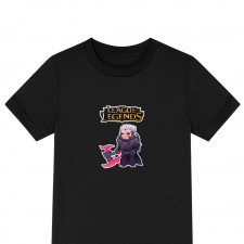 League of Legends Darius Tee Shirt T-Shirt Short Sleeve - Darius Portrait Cartoon Art