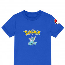 Pokemon Vaporeon Tee Shirt T-Shirt Short Sleeve - Vaporeon Character Series Art