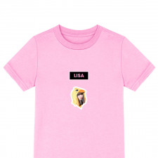 Blackpink Lisa Tee Shirt T-Shirt Short Sleeve - Lisa Baby Duck Sticker Art